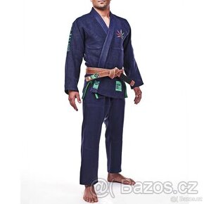 BJJ Gi Hypnotik ZenRoll V2 [100% HEMP] MODRÉ A3 (poslední ku
