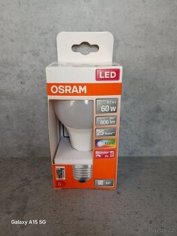 LED žárovka A60 E27 9W = 60W OSRAM STAR RGBW DÁLKOVÝ OVLADAČ