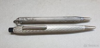 STARÉ STŘÍBRNÉ TUŽKY-VERSATIL-PUNCOVÁNO, GRAVÍROVANO - 1