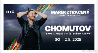 Prodám 3 lístky na Marka Ztraceného – 2. 8. 2025 (sobota)