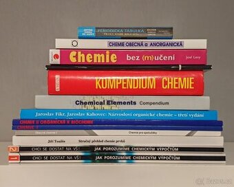 Sada 12 ks učebnic CHEMIE pro gymnázia a SŠ