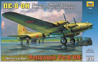 Petlyakov Pe-8 ON "Stalinovo Letadlo" | Zvezda 7280 | 1:72
