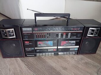 Panasonic RX CW26L radiomagnetofon retro 2 kazeťák ,