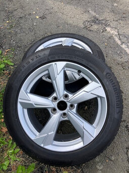 Alu disk originál Audi 18" + zimní pneu 225/55 R18 Conti - 1