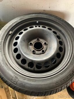 Plechové disky 5×112 + zimní pneu 225/50 R17