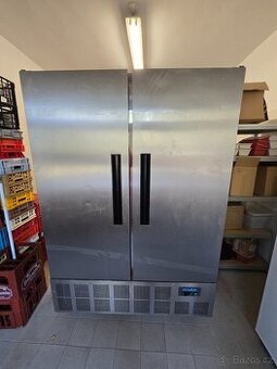 Prodám dvoukřídlou gastro lednici Polar – nerez, TOP stav