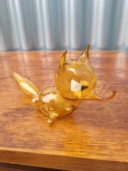 Soška Liška - Foukané sklo