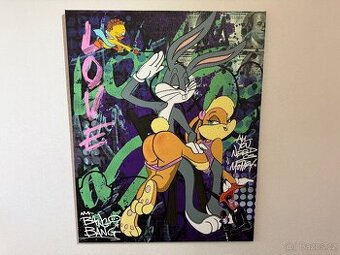 Bugs Bunny obraz 100 × 80 cm - 1