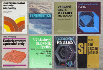Různé knihy z fyziky