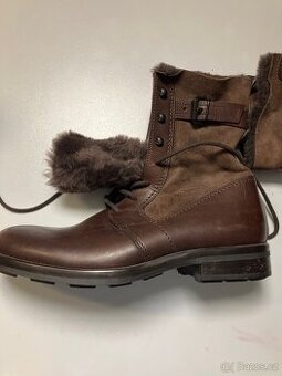 Hugo Boss pánské zimní kožené boty