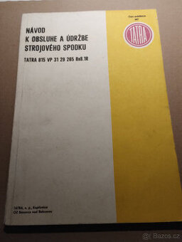 Tatra 815 VP 3129  8x8,návod k obsluze strojového spodku