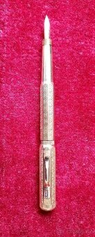 Luxusní starožitné plnicí pero MONTBLANC 14 kar - hrot