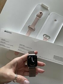 Apple Watch series 4 40 mm rose gold + Milansky tah reminek