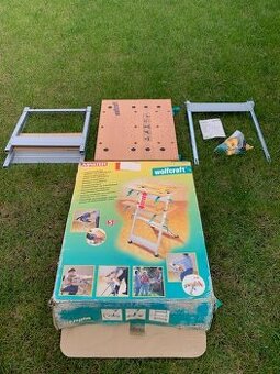 P: WOLFCRAFT MASTER 600 skládací upínací pracovní stůl.