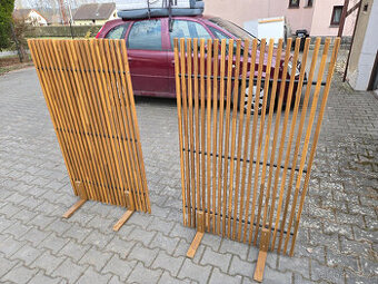 Prodám dřevěné zástěny, masiv