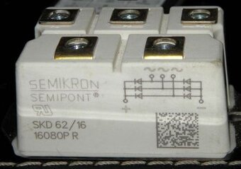 Usměrňovač třífázovy SEMIKRON SKD 62/16