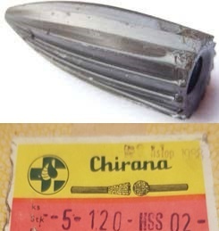 Technické frézy č. 120, ČSN 229310, Chirana