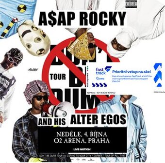 A$AP ROCKY - PRAHA 4.10. STÁNÍ + FASTTRACK
