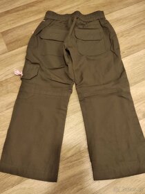 Dětské zateplené kalhoty velikost 98 - 1