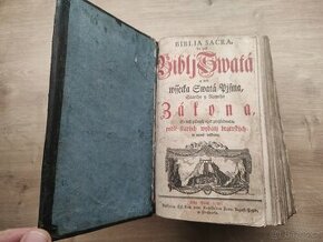 Biblia Sacra To jest Biblj Swatá 1787, Prešpurská Biblia - 1