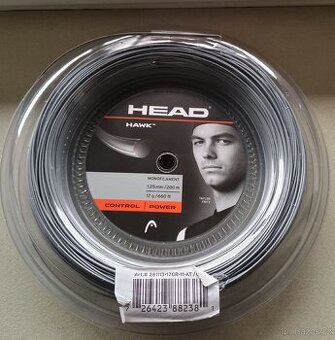 Head HAWK Silver , 1.25mm,200m tenisový výplet