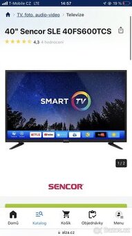 40" Sencor SLE SMART WI-FI, Netflix,..