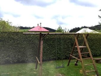 Dětské hřiště, houpacka skluzavka