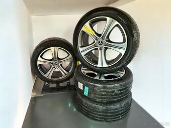 Zánovní Originální alu kola Mercedes 5x112 + 245/45r18