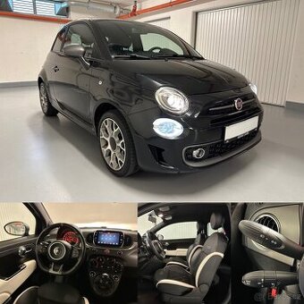 Fiat 500S SPORT 1.2 8V 51 kW TEMOPAMT LED KLIMA R16