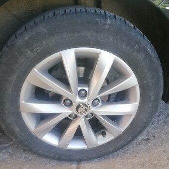 Alu kola 5x112 R16 ET 48,pneu 205 55 R16