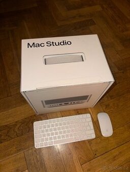 Apple Mac Studio = TOP stav + kompletní příslušenství zdarma