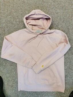 Carhartt Chase Hoodie L - pánská mikina světle růžová