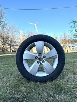 Originál alu kola Škoda Mato - TOP stav, letní pneu