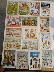 Množství retro pohledu i kolorovane kresby