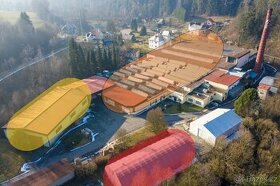 Pronájem Skladů a Výroby od 100m2, Kanceláří, Zpevně. ploch - 1