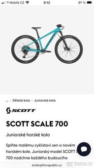 Juniorské horské kolo na 27,5” - XS rám