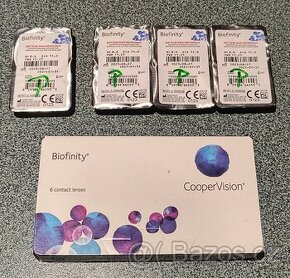 10ks Měsíční kontaktní čočky Biofinity +1,25