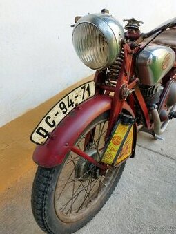 Jawa 250 Special 1939 / priplatkove nozni razeni