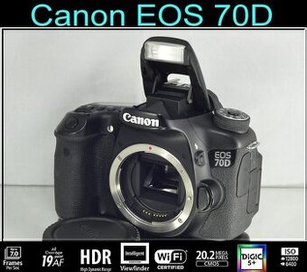 Canon EOS 70D 20,2 Mpix APS-C CMOSFull HDVWi-fi TOP👍28