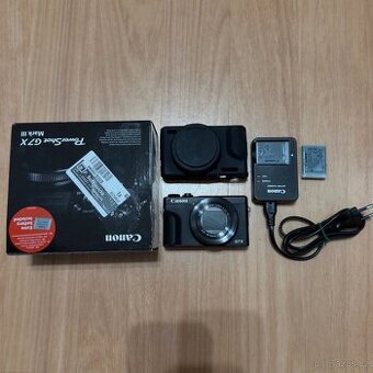 PRODÁM Canon G7X Mark III – jako nový, fullbox