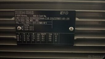 Prodám 7.5kw elektromotor 1450ot/min