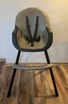 Jídelní židlička MoMi REKI černá