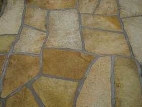 pískovcová dlažba - pískovec