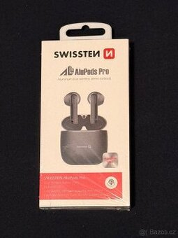 Sluchátka Swissten AluPods Pro (54300300) černé