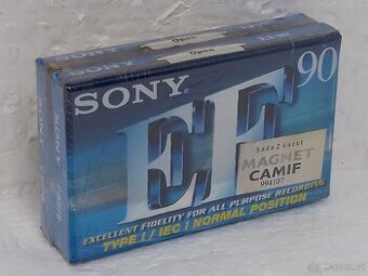 2x Sony EF90 C-90EFB Retro Audiokazeta