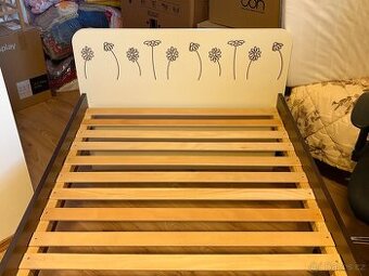 Postel pro větší slečny 200x90 - barva wenge/béžová