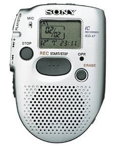SONY IC RECORDER ICD - 47