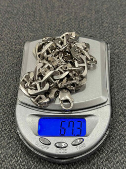 stříbrný řetízek ( 67,3 gramov ) - REZERVOVÁN