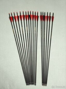 Lukostřelba karbonový šíp 80cm spin 700 18ks
