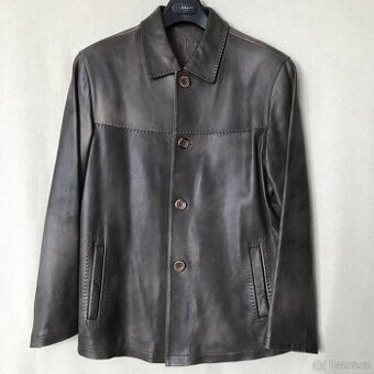 Pánská kožená bunda sako vel. M/50-52